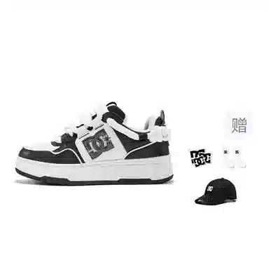 DC Shoes LNLAY CAS White Black