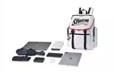 Spare No Pains Backpack White