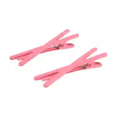 希铃 甜心彩色交叉侧边刘海 亚克力 发夹 女款