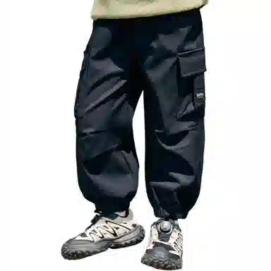 左西 加绒纯色束脚长裤 儿童款