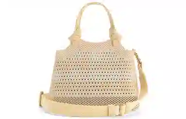 CHARLESKEITH PU ckTote WhiteMultiSand