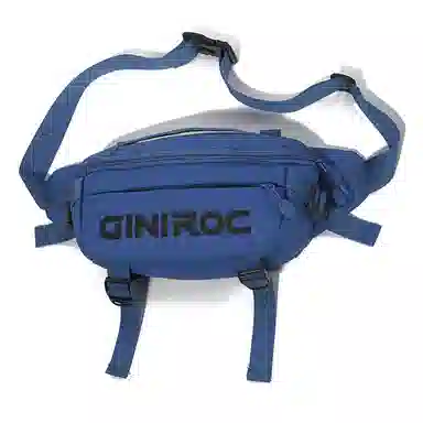 南潇湘 休闲潮牌骑行机车逛街出行百搭多功能简约韩范单肩包 尼龙 胸包腰包 常规 男女同款情侣款 多色