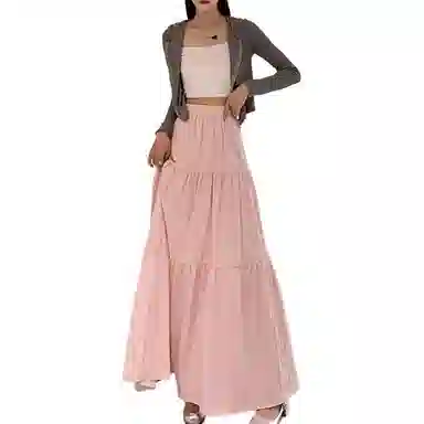 水中花 简约时尚通勤休闲长裙 女款