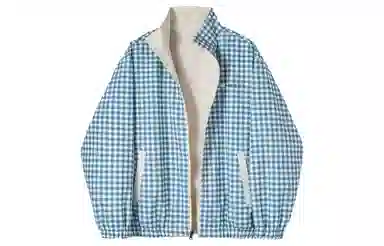 王者荣耀 美式高街两面穿格子立领外套宽松舒适青少年高颜值休闲百搭时尚夹克衫 男女同款