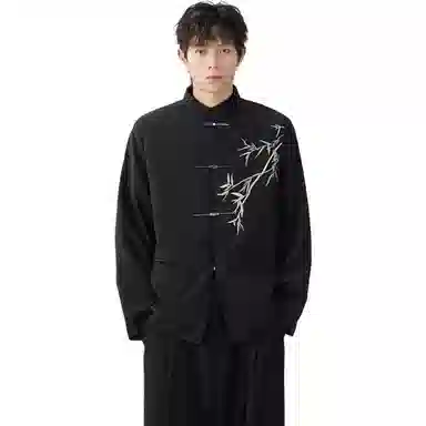 Zhongshi Bamboo Embroidery Blazer
