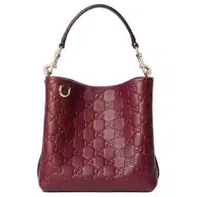 Gucci GG Emblem Bucket Bag