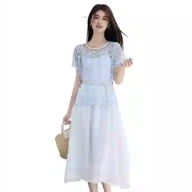 VICTORIA&VERA Lace Sleeve Set