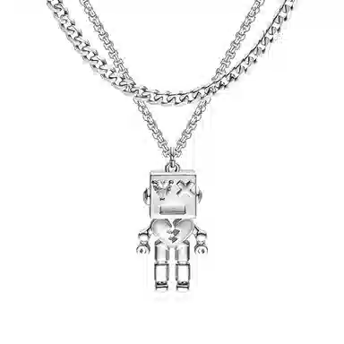 PEACE&CAT Robot Necklace