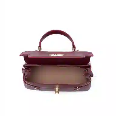 红蜻蜓 气质高级中年妈妈款 牛头层皮革 手提包 小号 女款 多色