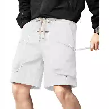 贵色 潮流舒适直筒休闲百搭五分工装短裤 男女同款