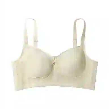 欧迪芬 蕾丝轻薄透气兔耳杯上托聚拢防下垂收副乳大胸显小调整型夏季清凉感文胸 女款