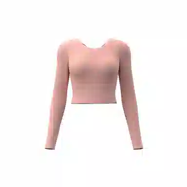 木清清 纯色圆领长袖骑行服 女款