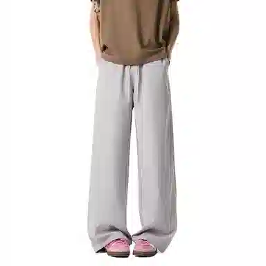 北极绒 美式垂感高级感速干裤宽松直筒休闲裤 男款