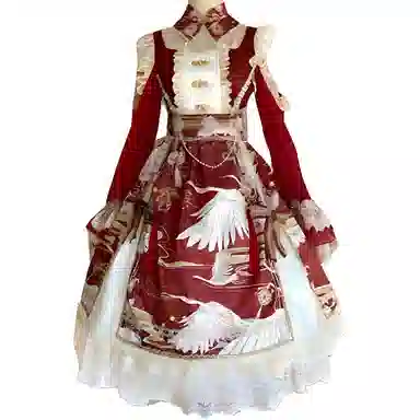 豹了个猫 印花舒适简约萝莉装 女款