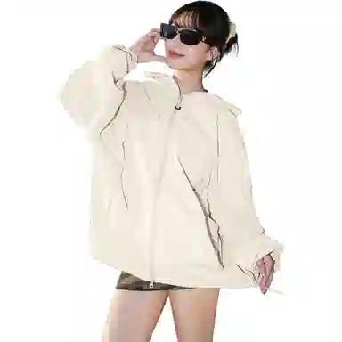 黑恐龙 户外冰丝钓鱼服运动休闲百搭宽松柔软亲肤时尚连帽 透气速干防晒服 男女同款