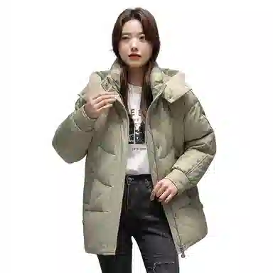 鸭鸭 经典冬季短款保暖时尚休闲羽绒服 女款