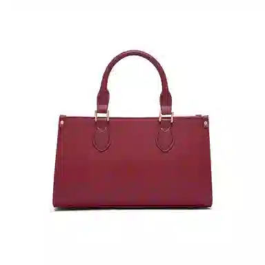 红蜻蜓 气质高雅高级时尚 牛剖层皮革 戴妃包手提包 中号 女款 多色