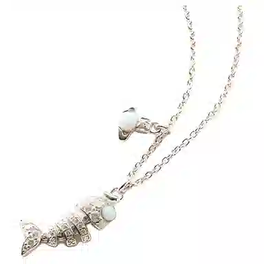 Vivienne Westwood Lyall Saturn Pendant Necklace Silver
