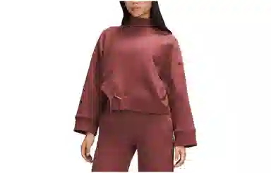 lululemon Plush Fleece Curved Hem Pullover