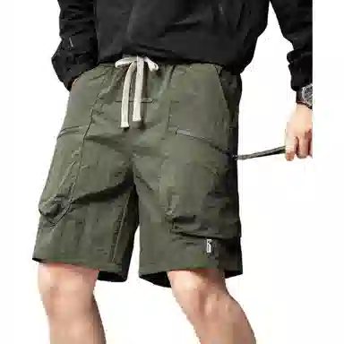 贵色 潮流舒适直筒休闲百搭五分工装短裤 男女同款