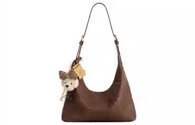 TOUTOU Crayon Dog Shoulder Bag Cream White