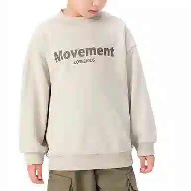 左西 套头加绒保暖休闲卫衣 儿童款