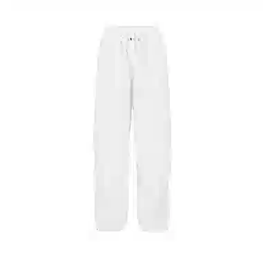 黛尔佳人 抽绳设计高腰显瘦阔腿工装裤 女款