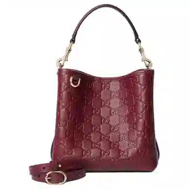 Gucci GG Emblem Bucket Bag