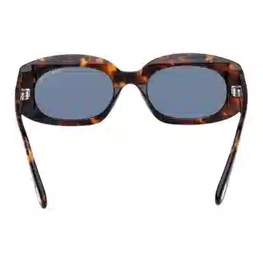 TF Elegant Oval Acetate Sunglasses Tortoise