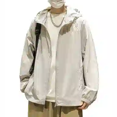 顶峰保罗 无性别主义冰丝防紫外线连帽夹克外套轻薄透气皮肤衣户外运动登山钓鱼防晒服 男女同款