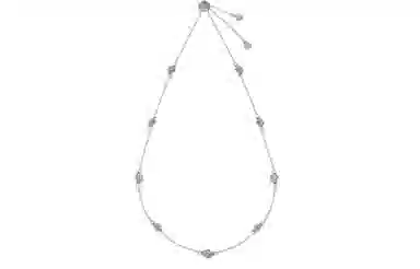 CHARLES&KEITH Rose Garden Adjustable Necklace Rose Gold Silver