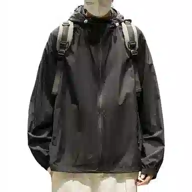 顶峰保罗 无性别主义冰丝防紫外线连帽夹克外套轻薄透气皮肤衣户外运动登山钓鱼防晒服 男女同款