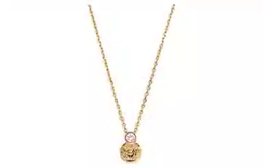 Versace Medusa Pendant Necklace Gold