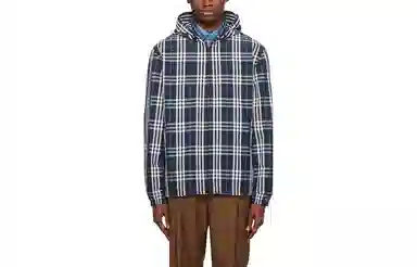 Burberry Hooded Jacket Navy