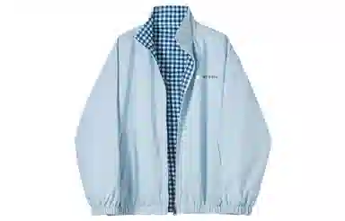 王者荣耀 美式高街两面穿格子立领外套宽松舒适青少年高颜值休闲百搭时尚夹克衫 男女同款