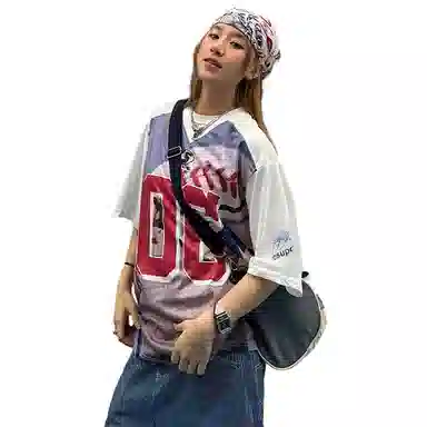 Pirkadat Vintage V-Neck Jersey Tee