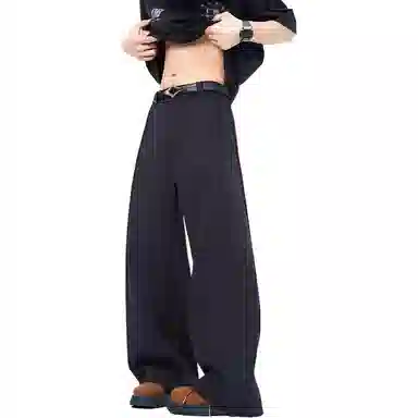 颂希尔 宽松休闲垂感高级西装裤 男女同款