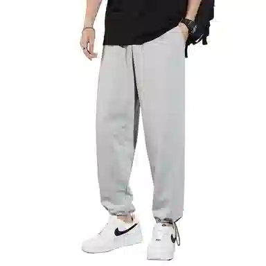 玉儿恋 运动宽松纯色休闲裤 男款