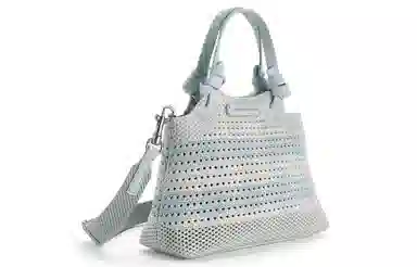 CHARLESKEITH PU ckTote WhiteMultiSand