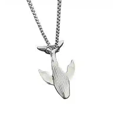 QUIET LOVE Whale Necklace