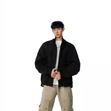 BLACK AT cleanfitbomber