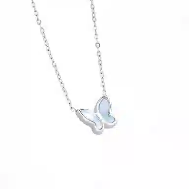 PARAS KORS Blue Butterfly Pendant Necklace