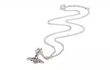 Vivienne Westwood Saturn Pendant Necklace Silver