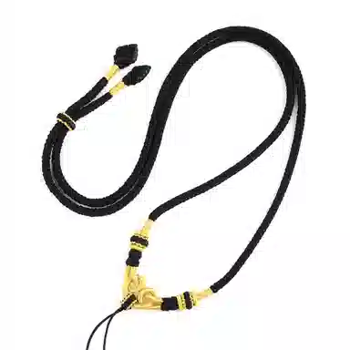 谧月珠宝 平安纳福 国潮风轻奢精致大气简约创意设计高级感手工八股编织绳幸福美满百搭必备饰品 编绳 项链 男女同款情侣款