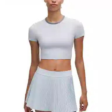 lululemon Tight-FitCropped Shelf-Bra T-Shirt Light Support T