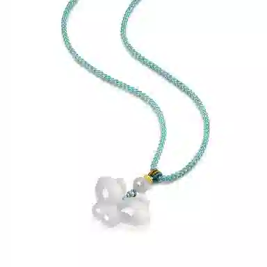 佐卡伊 如意小蝴蝶 高级小众编织新中式平安闺蜜 玛瑙 项链 女款