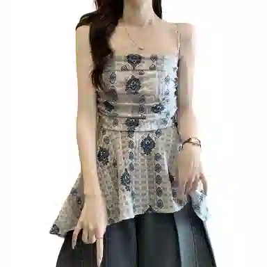 沐晓欣 简约通勤时尚吊带 女款