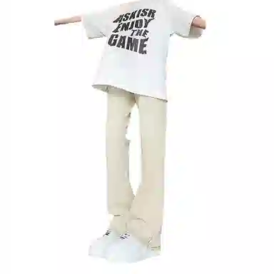 布客行 夏日复古废土风百搭显高显腿长工装感牛仔裤 男女同款