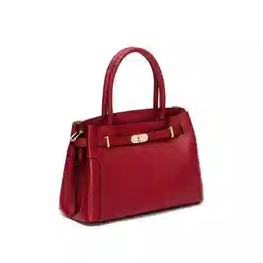 红蜻蜓 气质婚包高级感百搭 牛皮 单肩斜挎手提包 中号 女款 多色