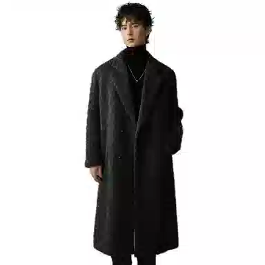 w2x Thick Warm Long Coat Men